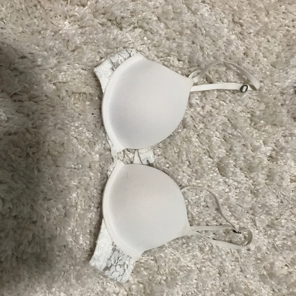 Holister white push up bra